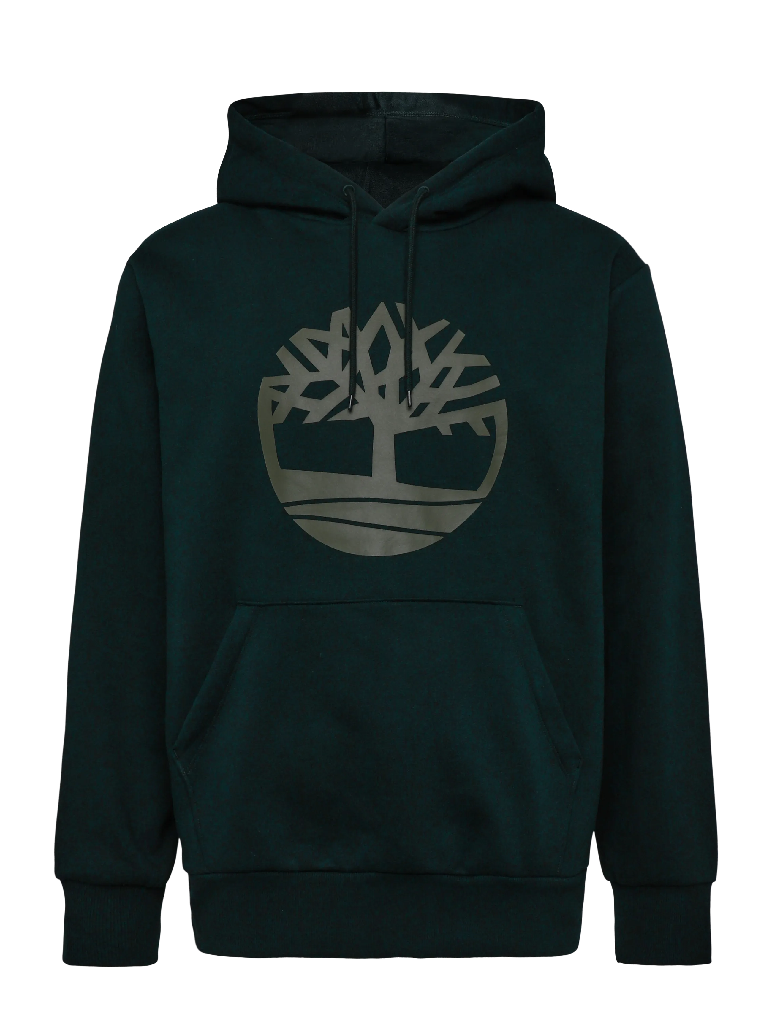Timberland Tree Logo BB Hoodie - Sweatshirts - SCARAB / green