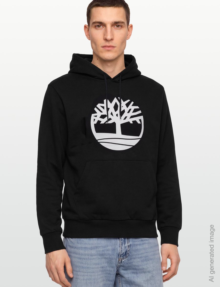 Timberland - Tree Logo BB Hoodie - kapuzenpullover - black/white - 3