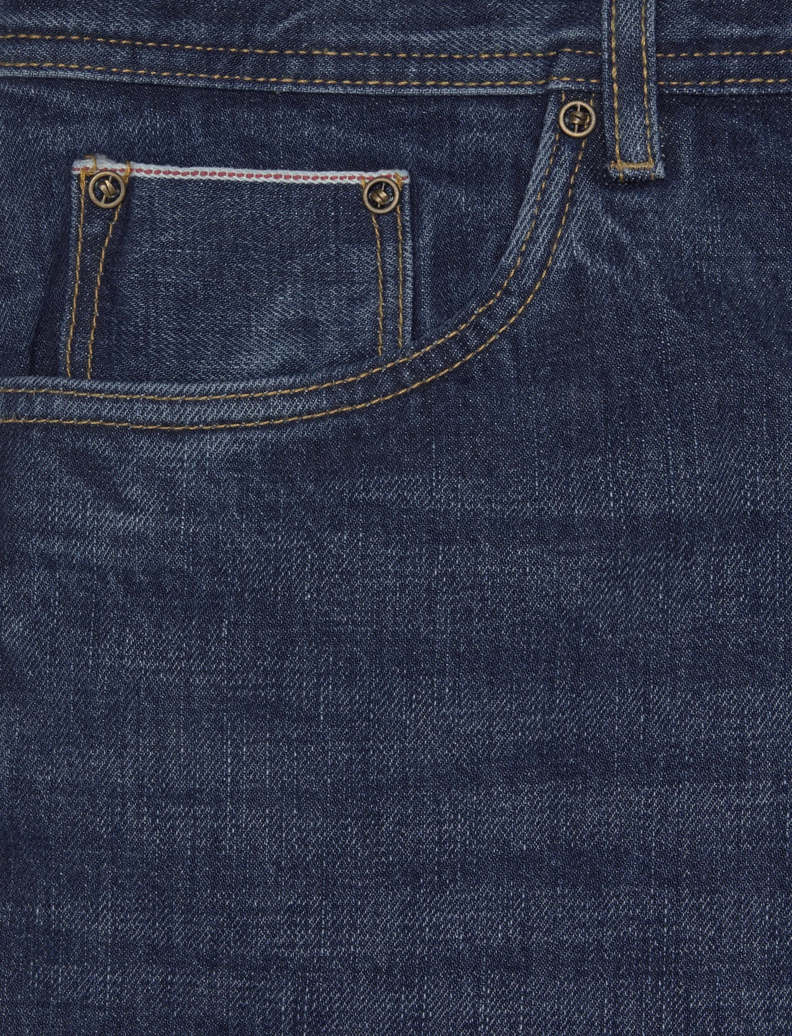 Timberland - Selvedge 5 Pocket Denim Pants (Relaxed) - weite jeans - midnight sky wa - 2