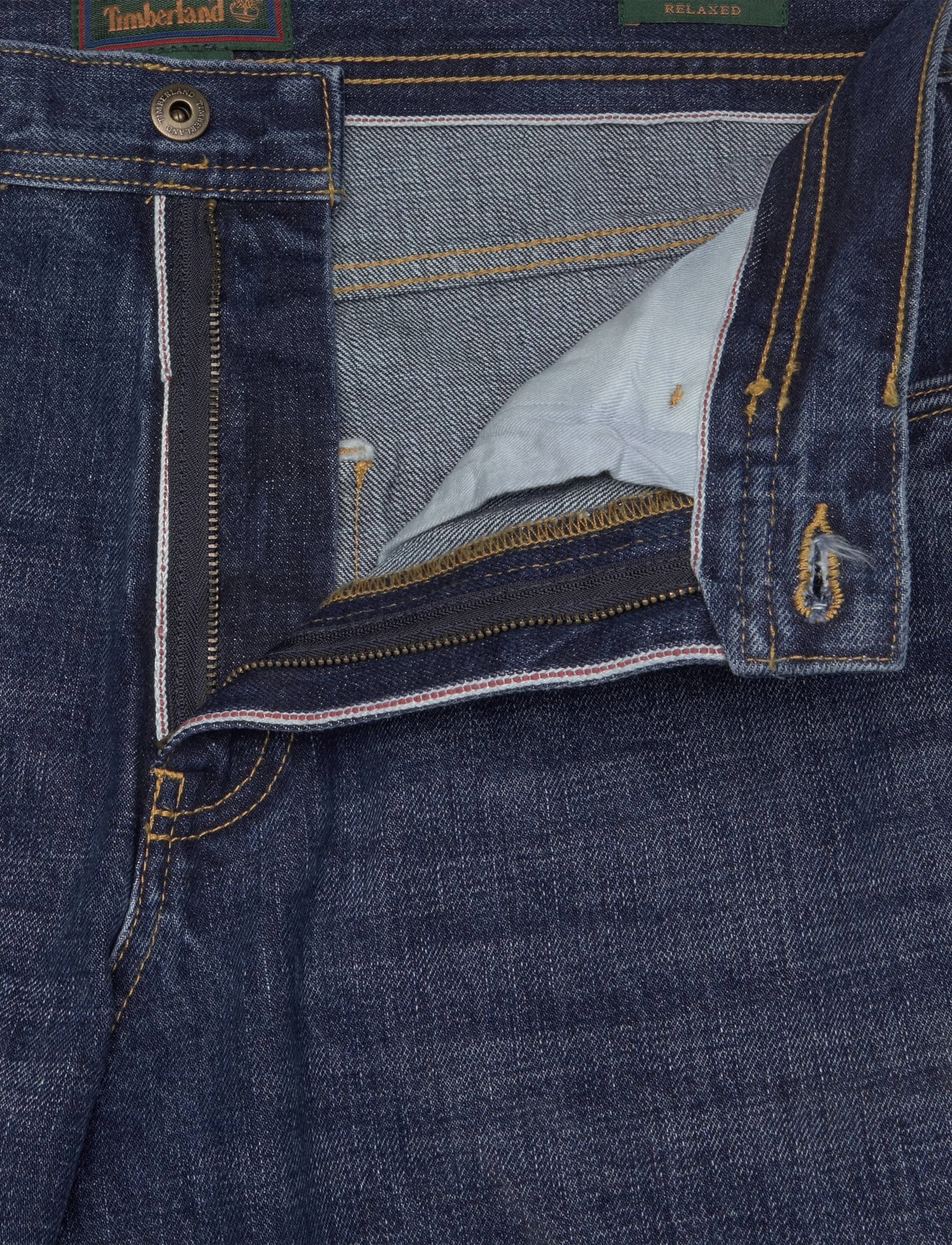 Timberland - Selvedge 5 Pocket Denim Pants (Relaxed) - weite jeans - midnight sky wa - 3