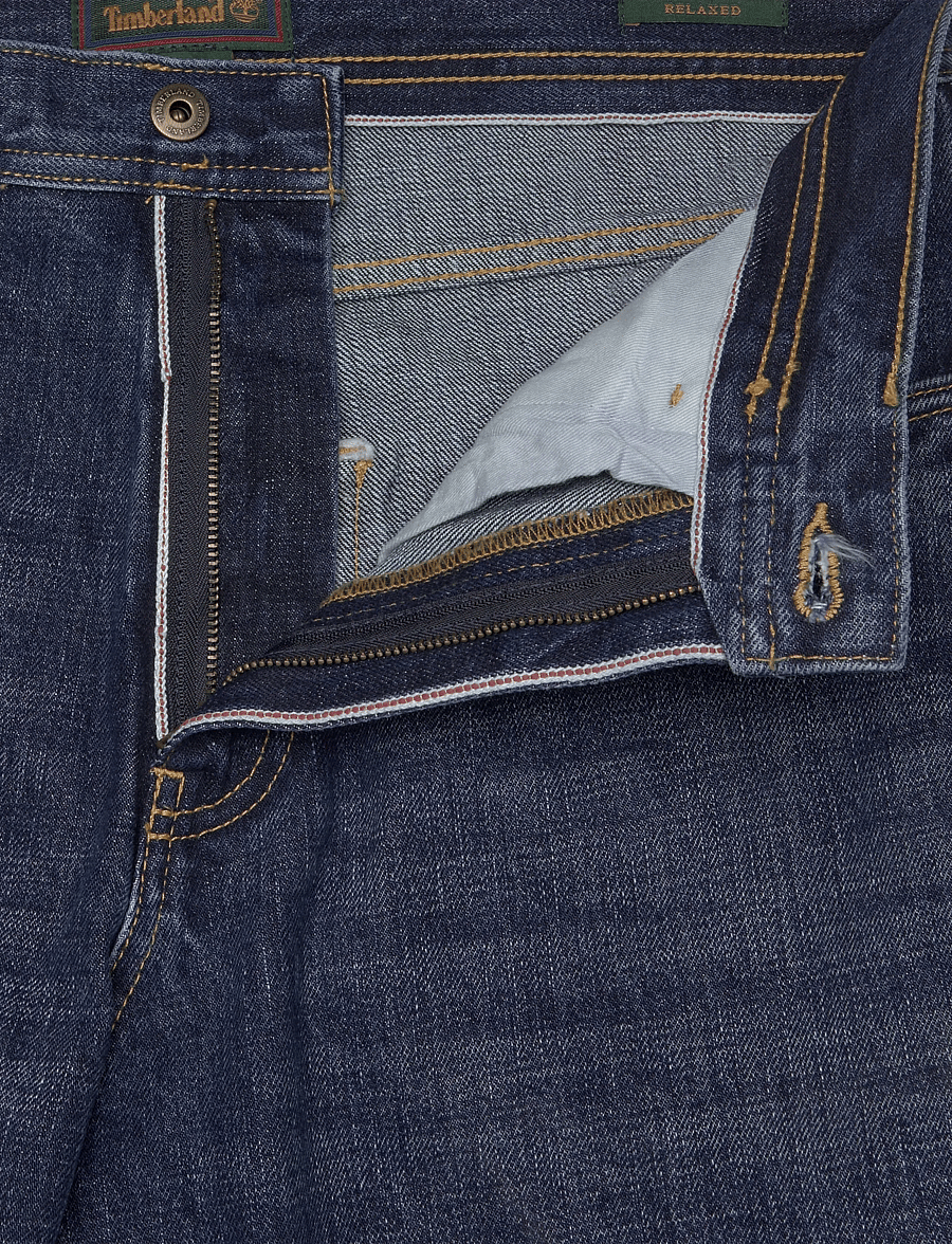 Timberland - Selvedge 5 Pocket Denim Pants (Relaxed) - weite jeans - midnight sky wa - 3