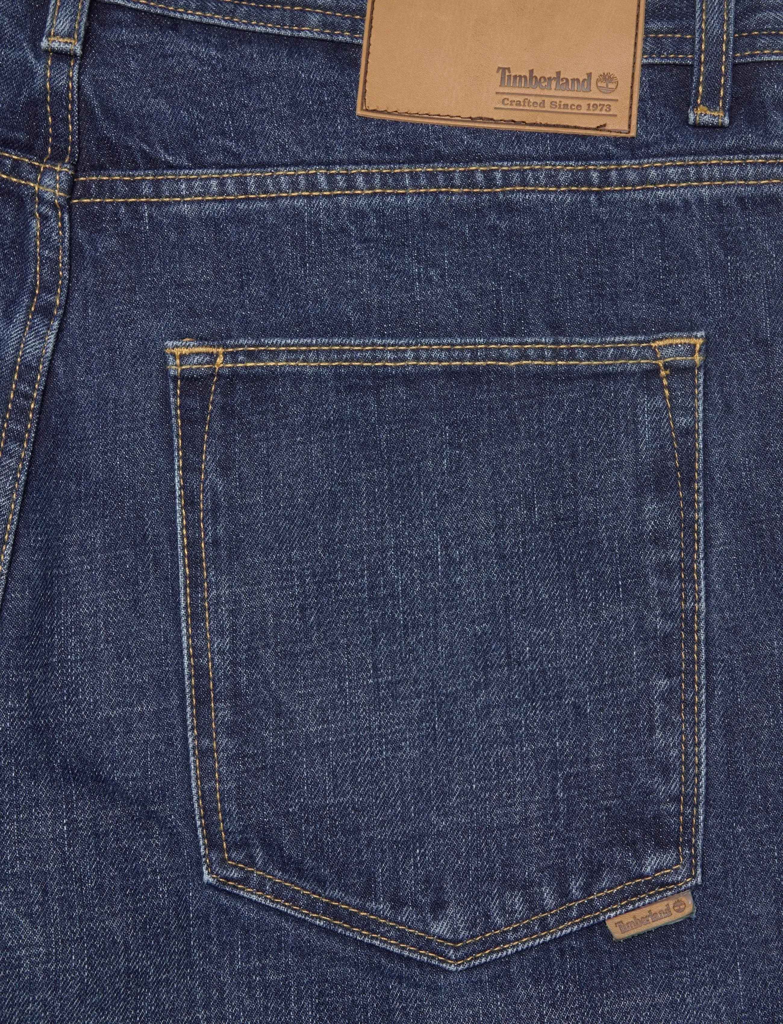 Timberland - Selvedge 5 Pocket Denim Pants (Relaxed) - weite jeans - midnight sky wa - 4
