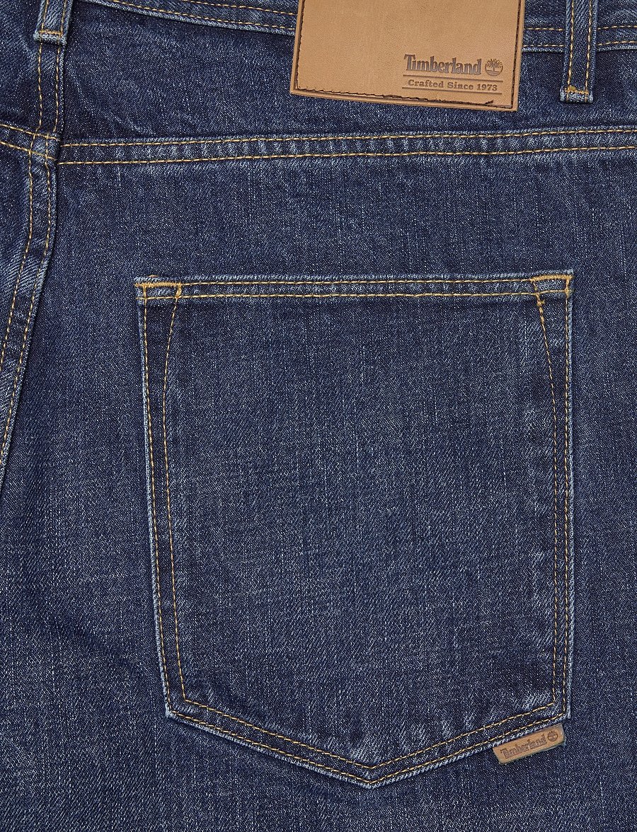 Timberland - Selvedge 5 Pocket Denim Pants (Relaxed) - weite jeans - midnight sky wa - 4