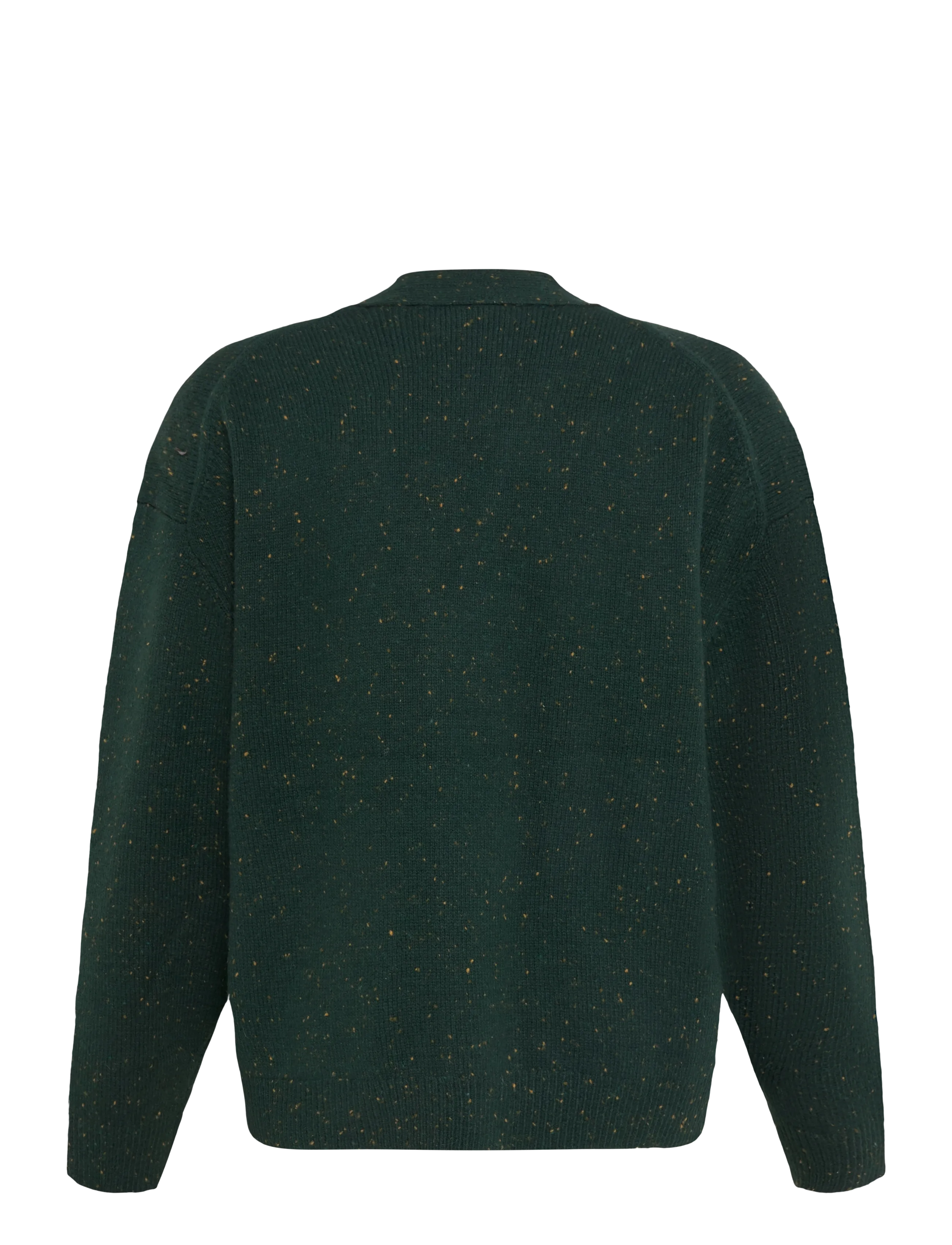 Timberland - Wool Blend Speckle Yarn Cardigan - strickjacken - scarab heather - 1