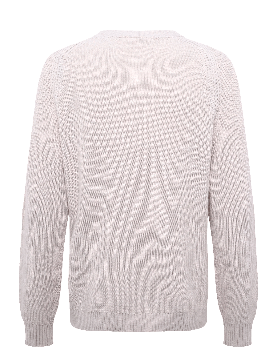 Timberland - Cotton Blend Raglan Sleeve Crewneck Swea - rundhals - lght oatml hthr - 1