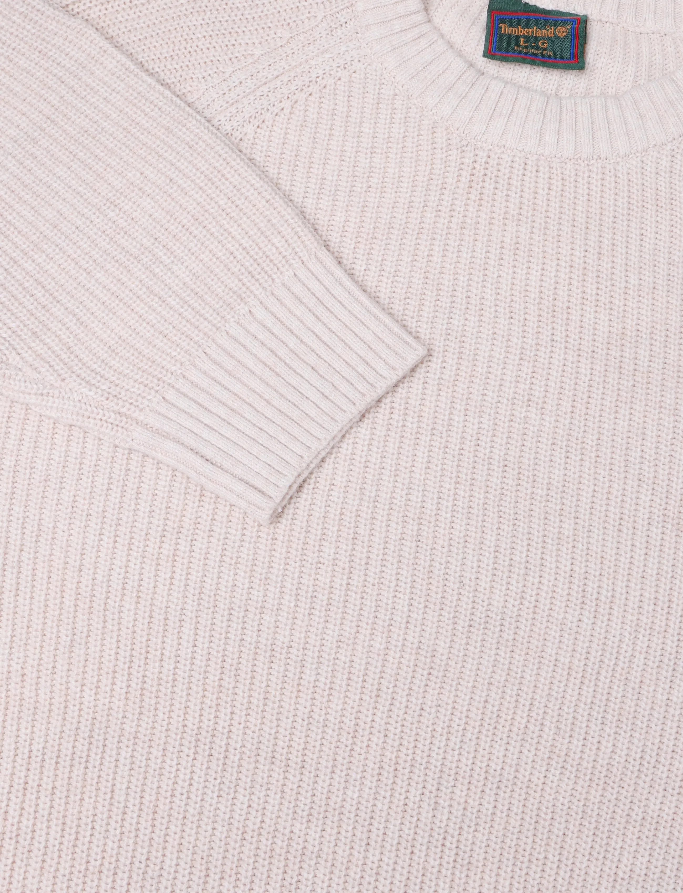 Timberland - Cotton Blend Raglan Sleeve Crewneck Swea - rundhals - lght oatml hthr - 2