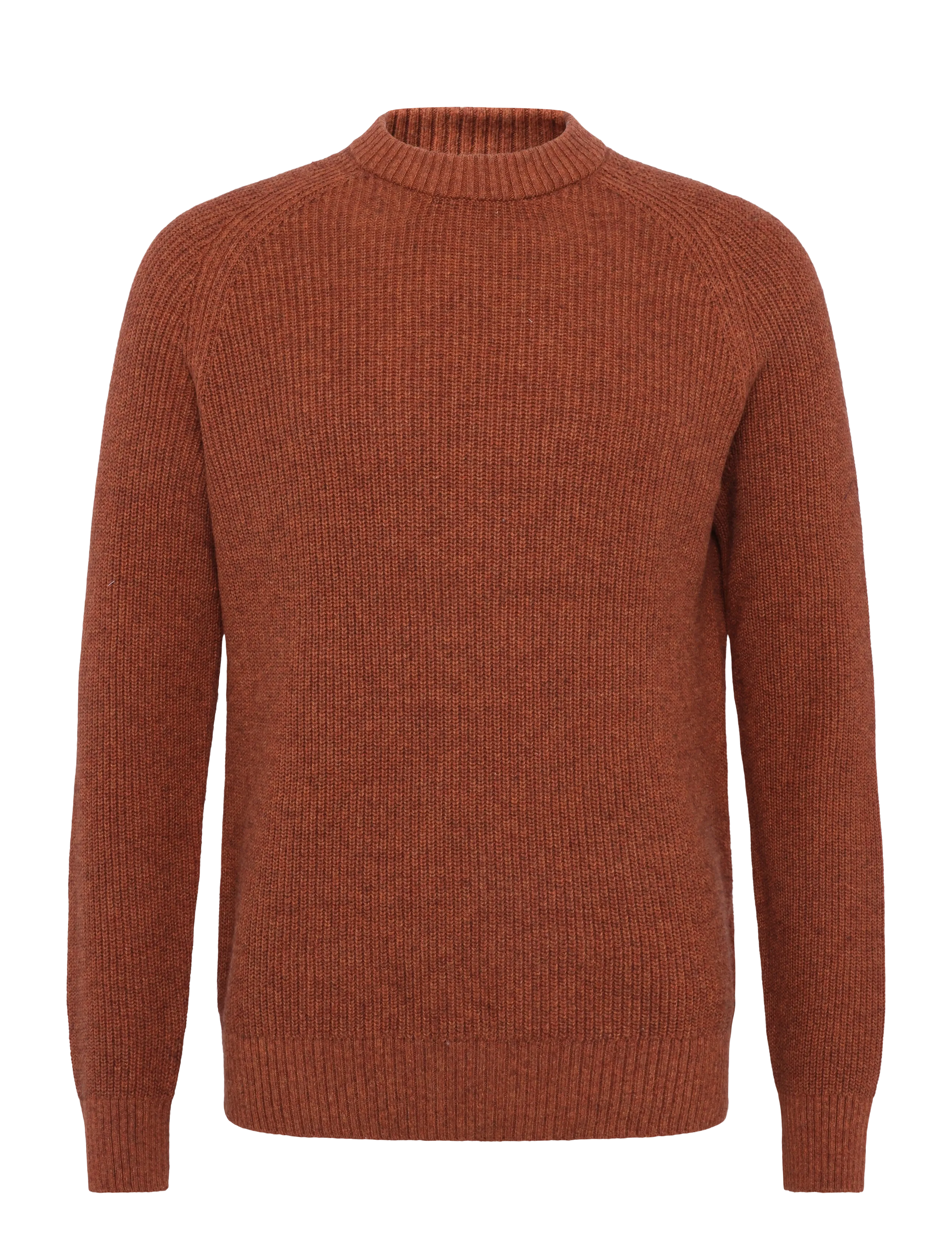 Timberland Cotton Blend Raglan Sleeve Crewneck Swea - Kleidung - BROWNOUT HEATHE / brown