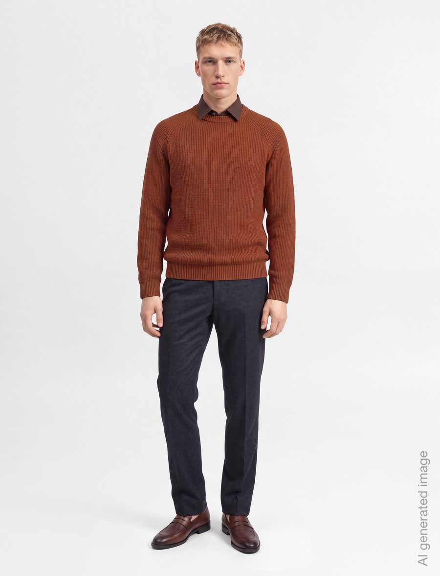 Timberland - Cotton Blend Raglan Sleeve Crewneck Swea - rundhals - brownout heathe - 0