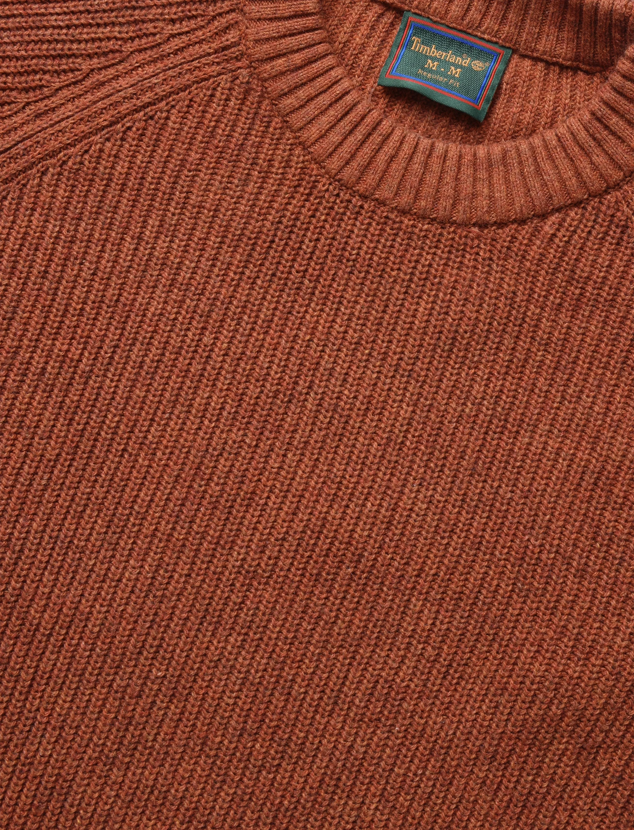 Timberland - Cotton Blend Raglan Sleeve Crewneck Swea - rundhals - brownout heathe - 2