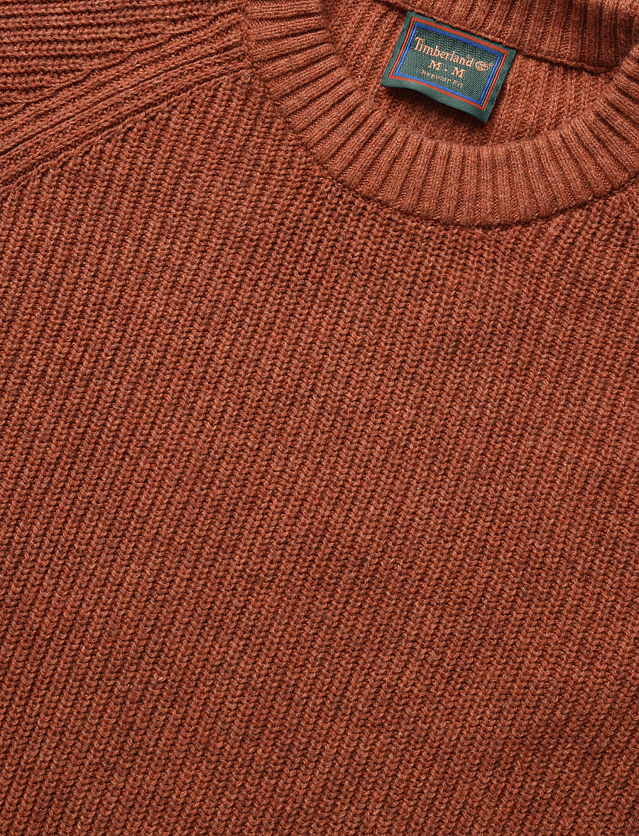 Timberland - Cotton Blend Raglan Sleeve Crewneck Swea - rundhals - brownout heathe - 2