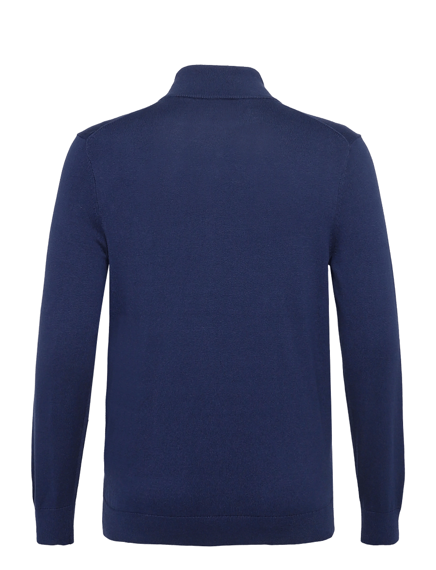 Timberland - Cotton Full Zip Sweater - full zip tröjor - naval academy - 1