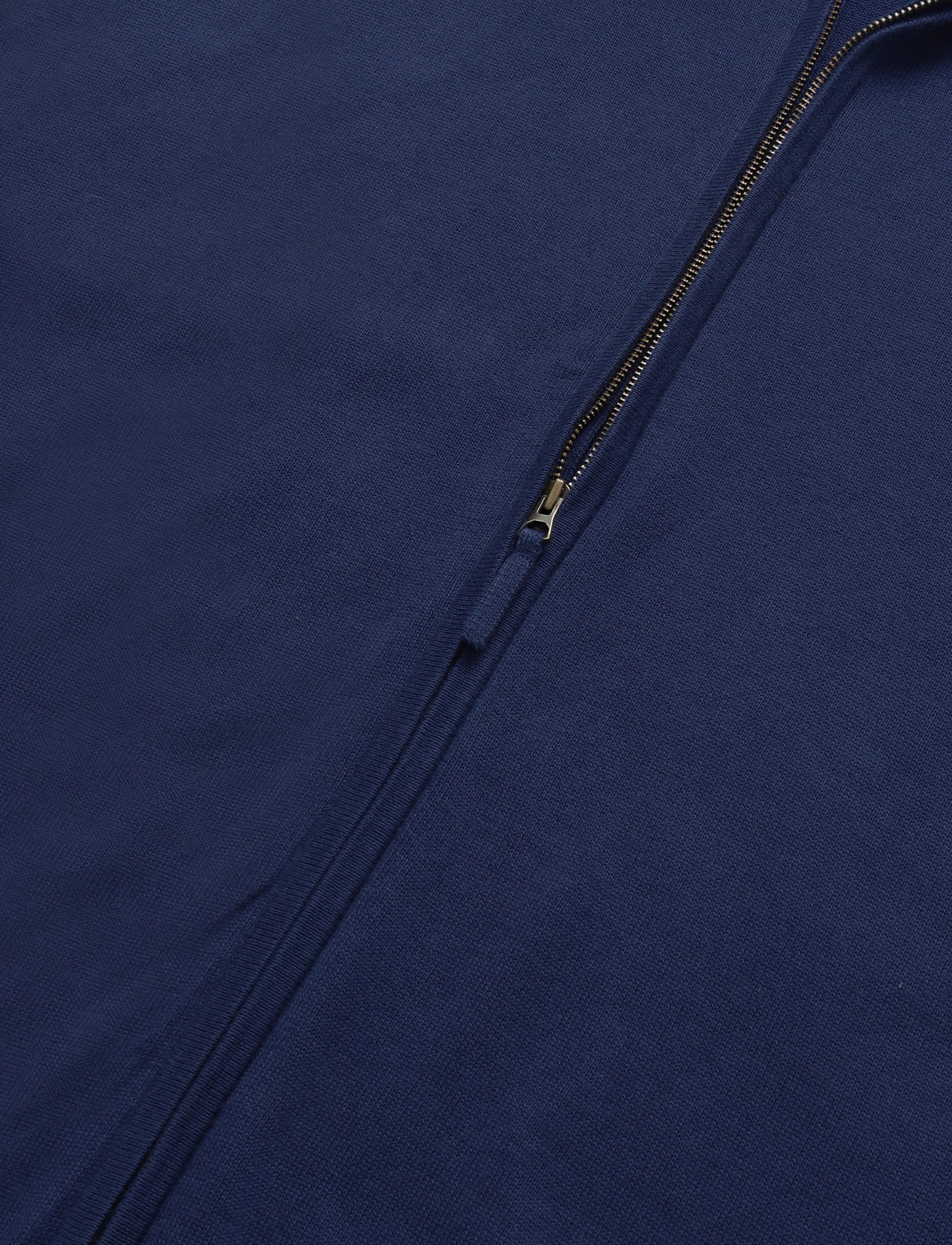 Timberland - Cotton Full Zip Sweater - naval academy - 3