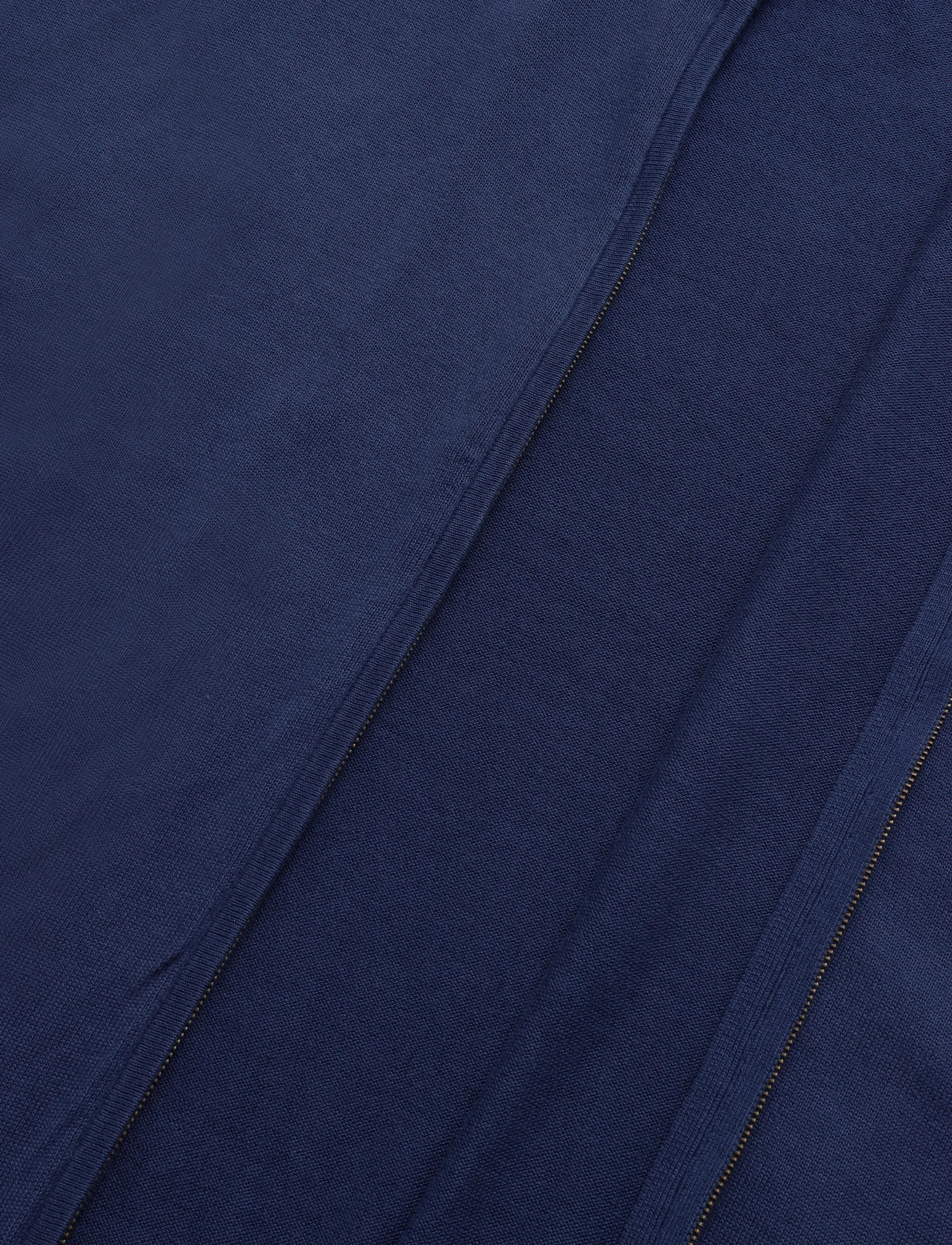 Timberland - Cotton Full Zip Sweater - naval academy - 4