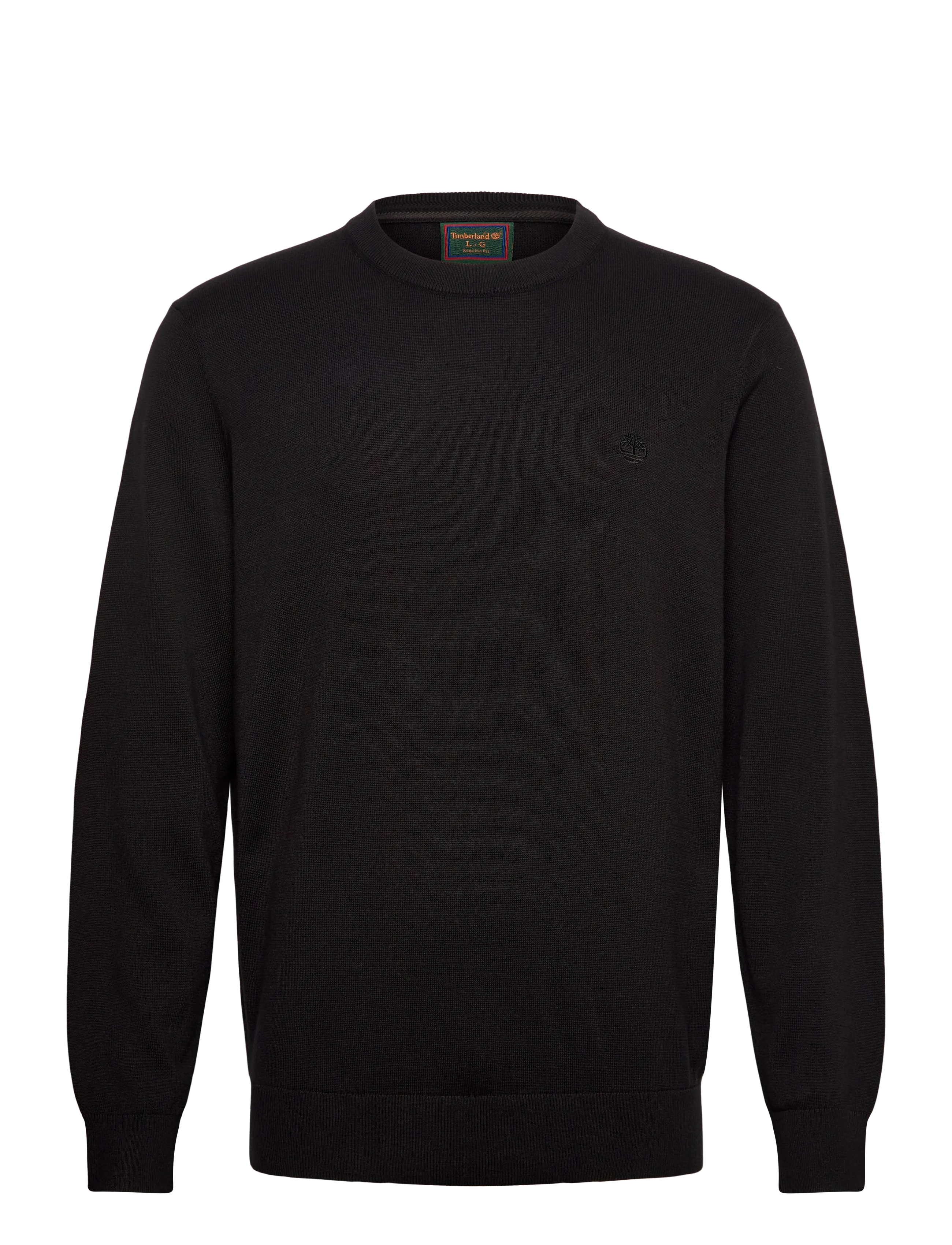 Timberland Cotton Crew Neck Sweater - TIMBERLAND - BLACK / black