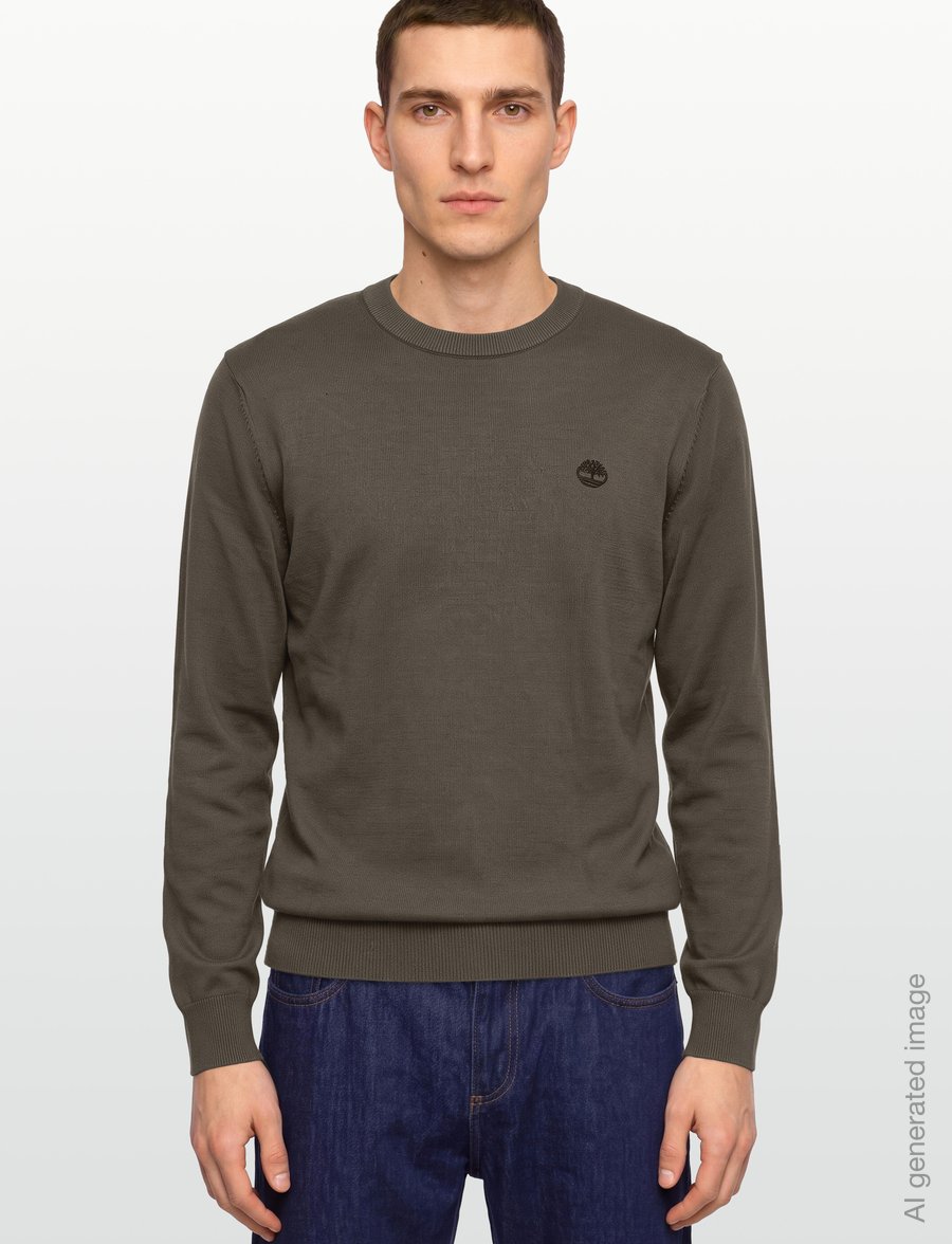 Timberland - Cotton Crew Neck Sweater - round necks - sea turtle - 3