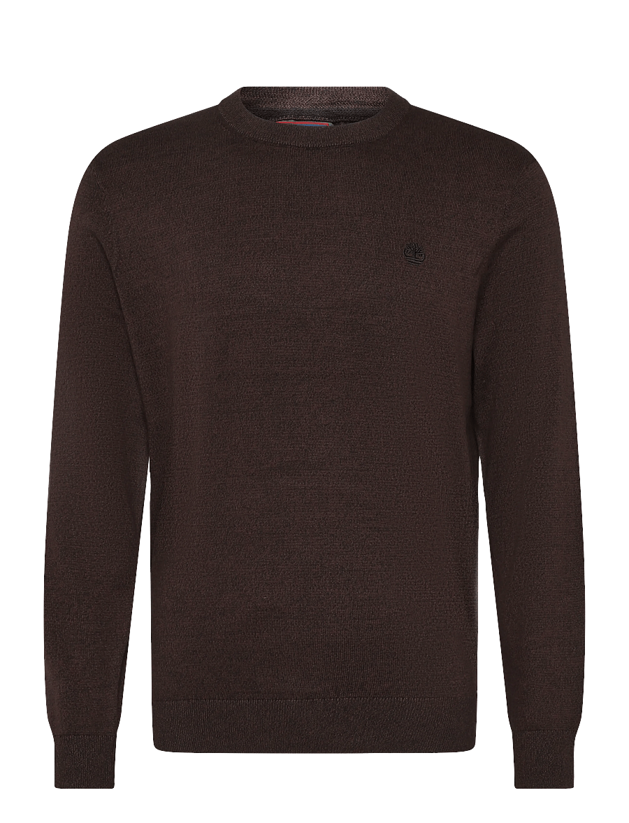 Timberland - Cotton Crew Neck Sweater - round necks - mole heather - 0
