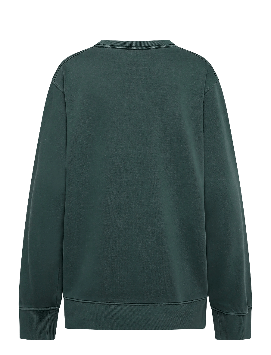 Timberland - GD LB Print Crew Sweatshirt - dressipluusid - scarab washed - 1