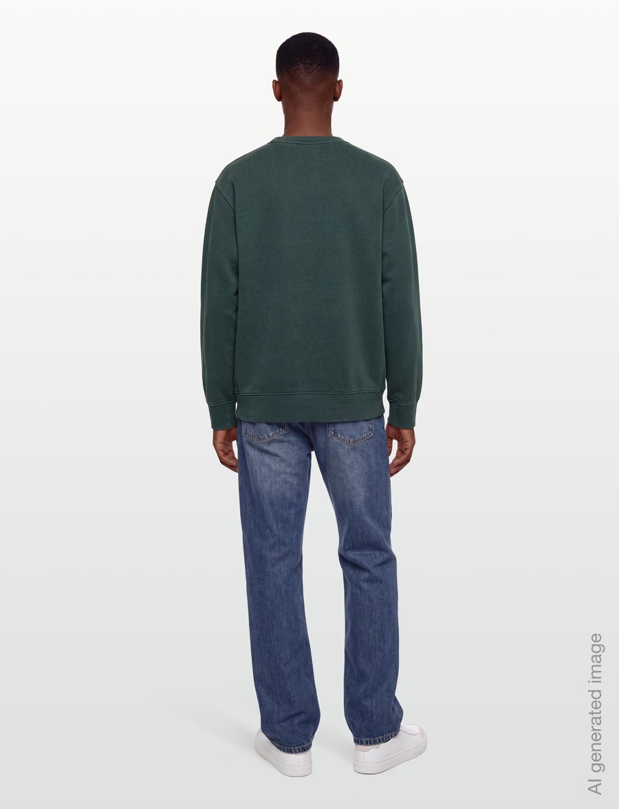Timberland - GD LB Print Crew Sweatshirt - dressipluusid - scarab washed - 4