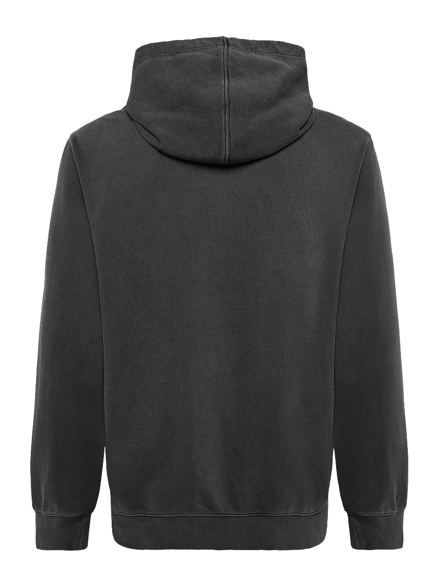 Timberland - GD LB Print Hoodie - hættetrøjer - black washed - 1