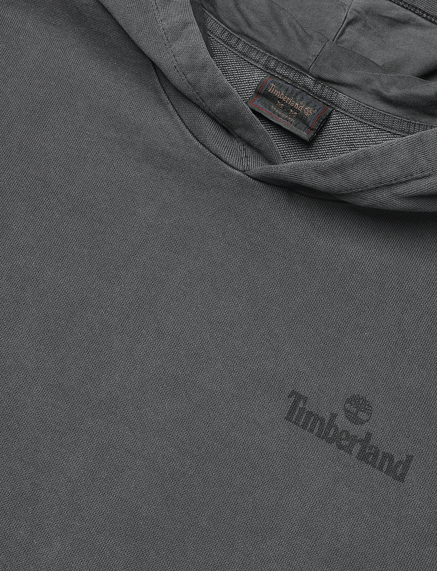 Timberland - GD LB Print Hoodie - hættetrøjer - black washed - 2