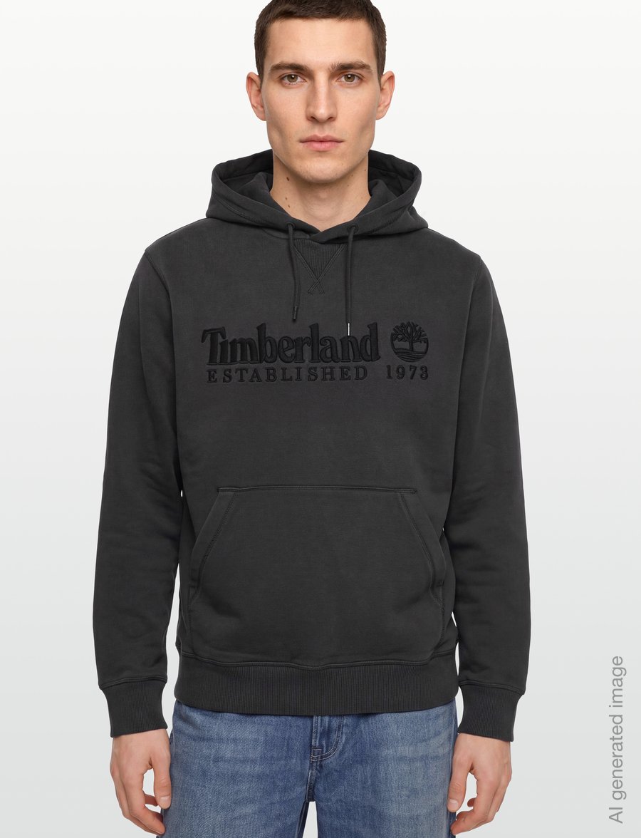 Timberland - Embroidered Logo BB Hoodie - kapuzenpullover - vintage black - 3