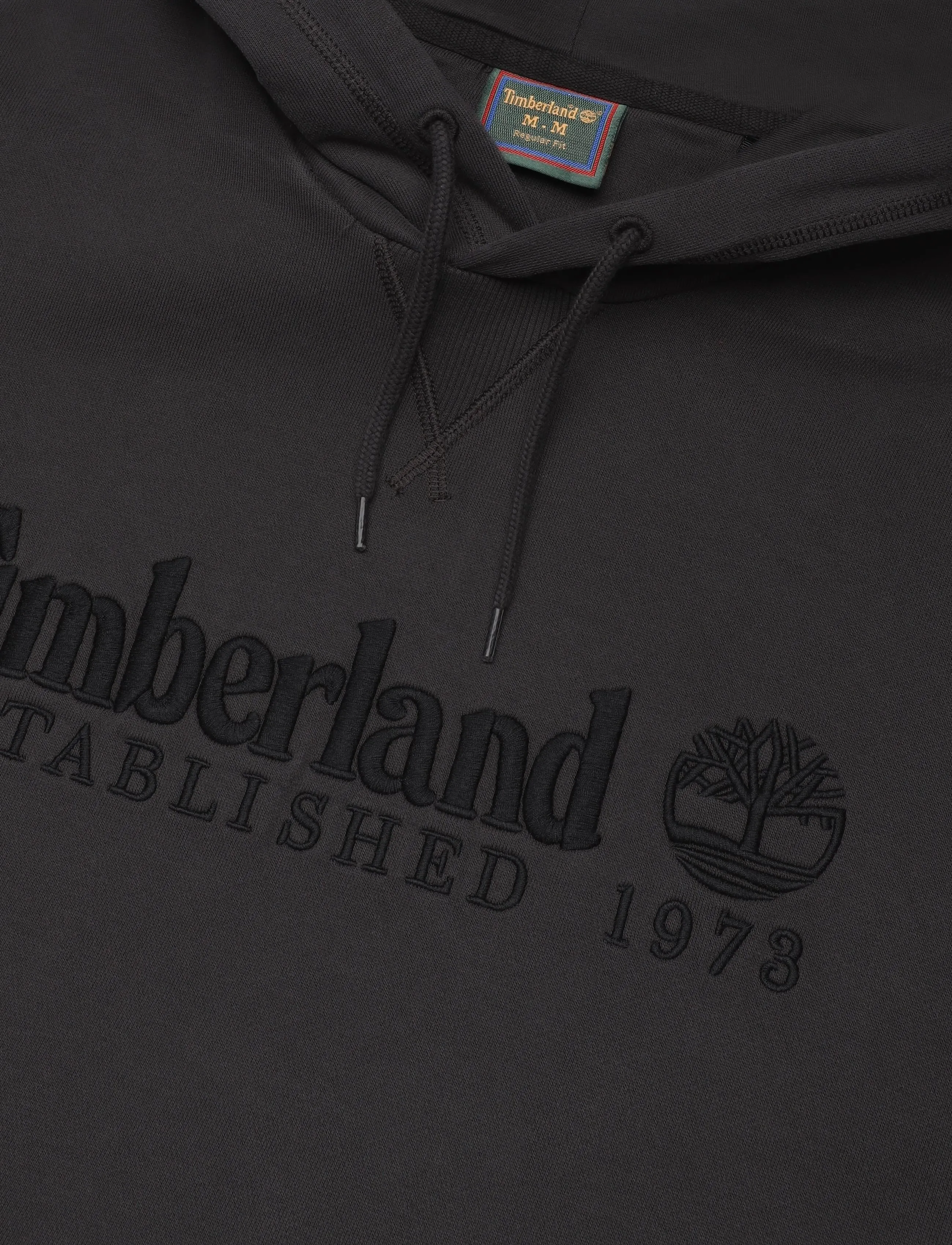Timberland - Embroidered Logo BB Hoodie - hoodies - vintage black - 5