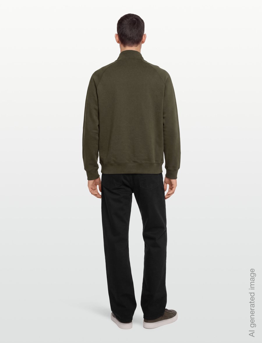 Timberland - Tree Embroidered Logo 1/4 Zip LB Sweatsh - shop by style - sea turtle - 4