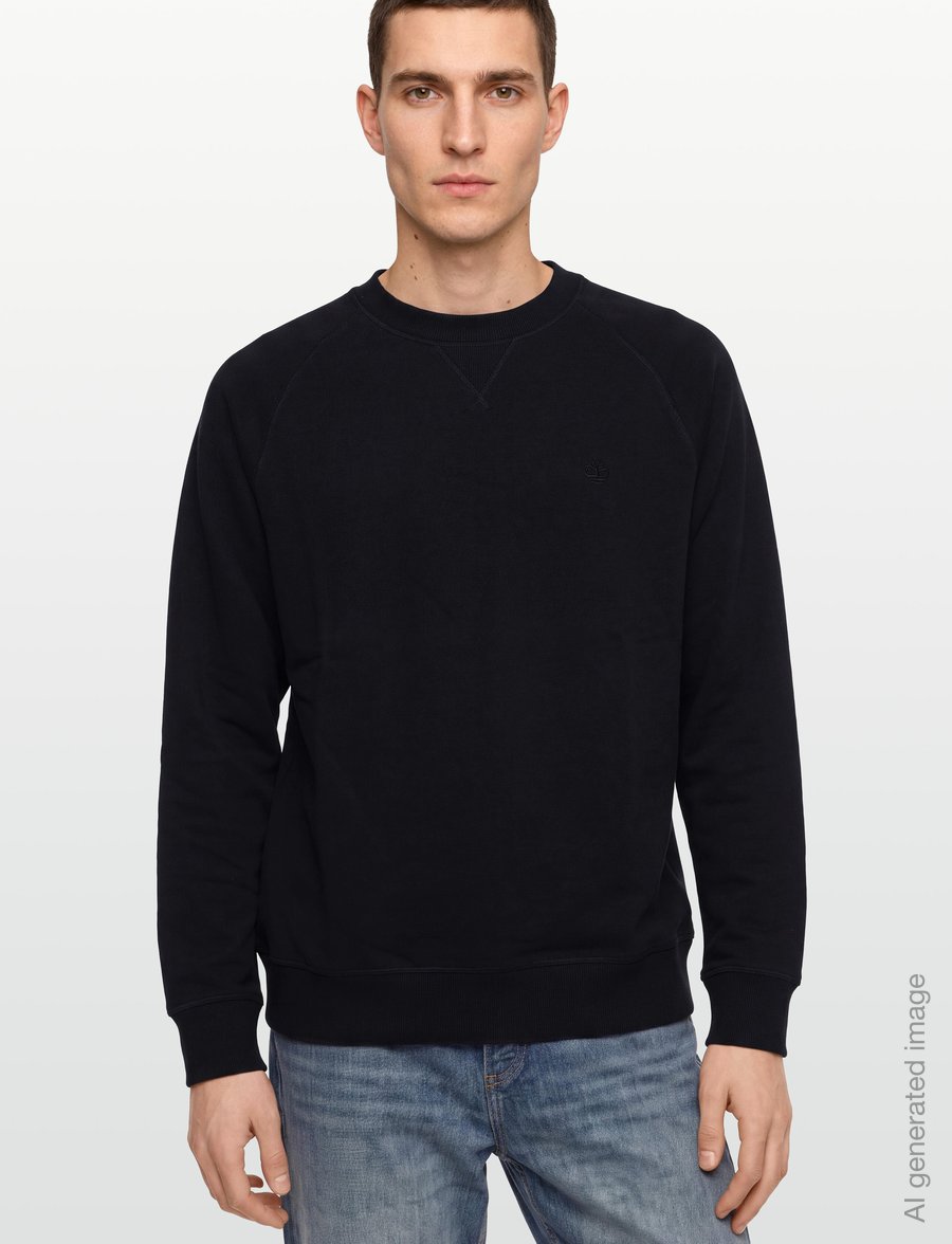 Timberland - LB Crew Sweatshirt - sweatshirts - black - 3