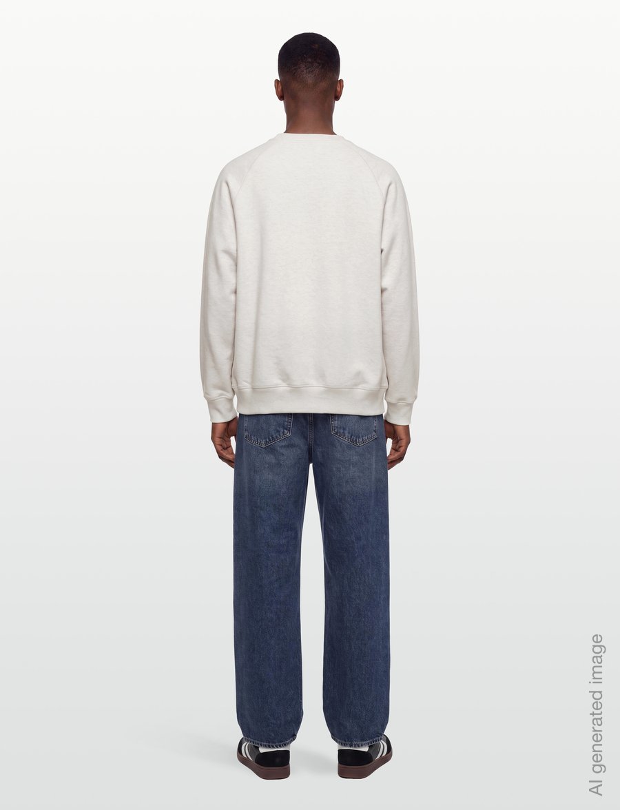Timberland - LB Crew Sweatshirt - sweatshirts - lght oatml hthr - 4