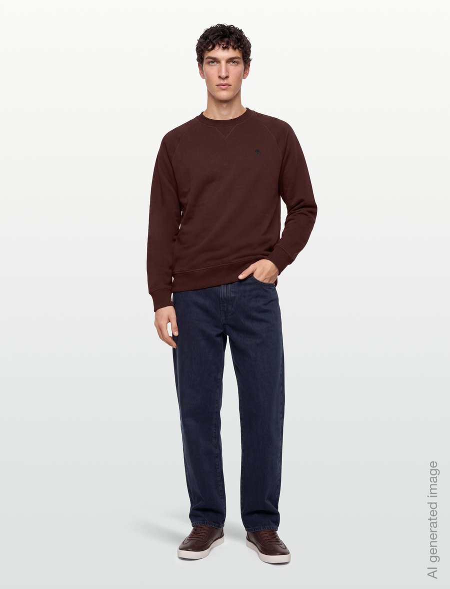 Timberland - LB Crew Sweatshirt - sweatshirts - chicory coffee - 0