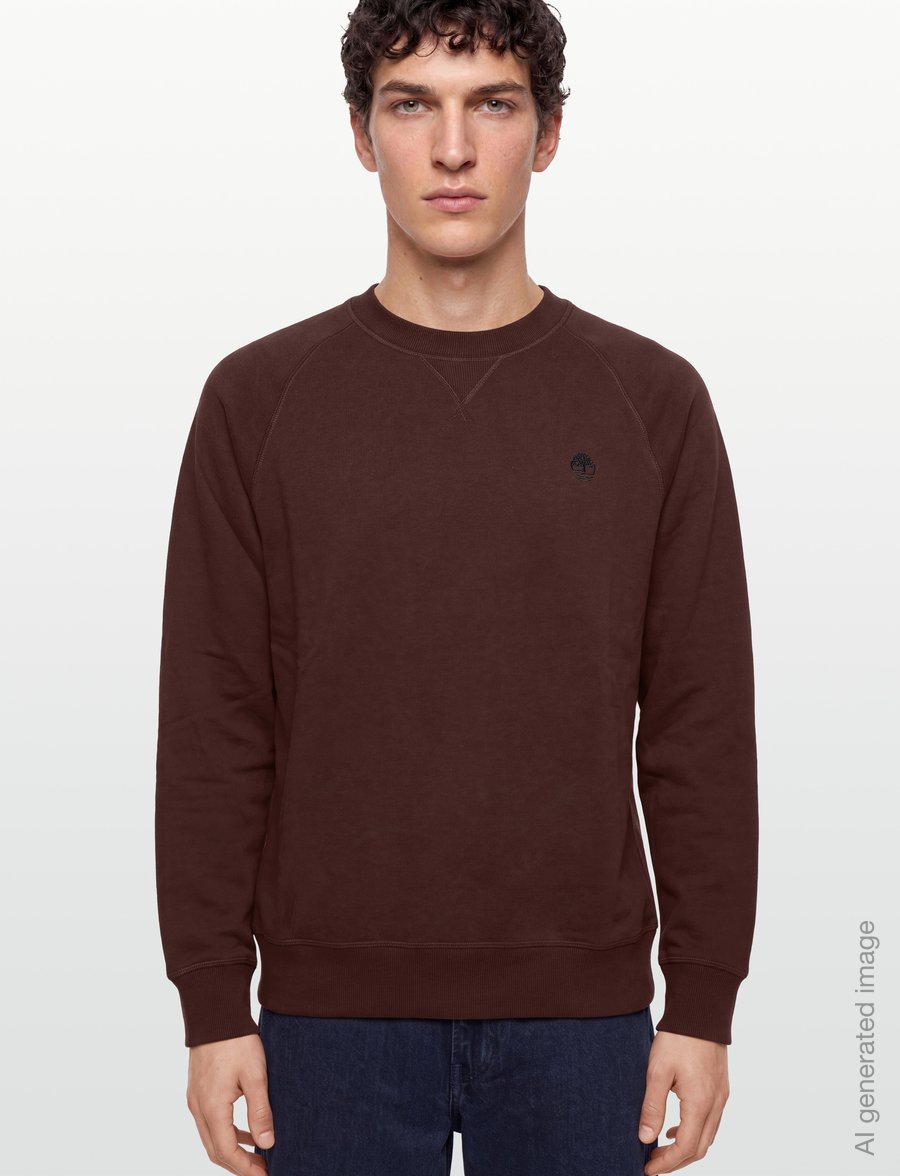Timberland - LB Crew Sweatshirt - sweatshirts - chicory coffee - 3
