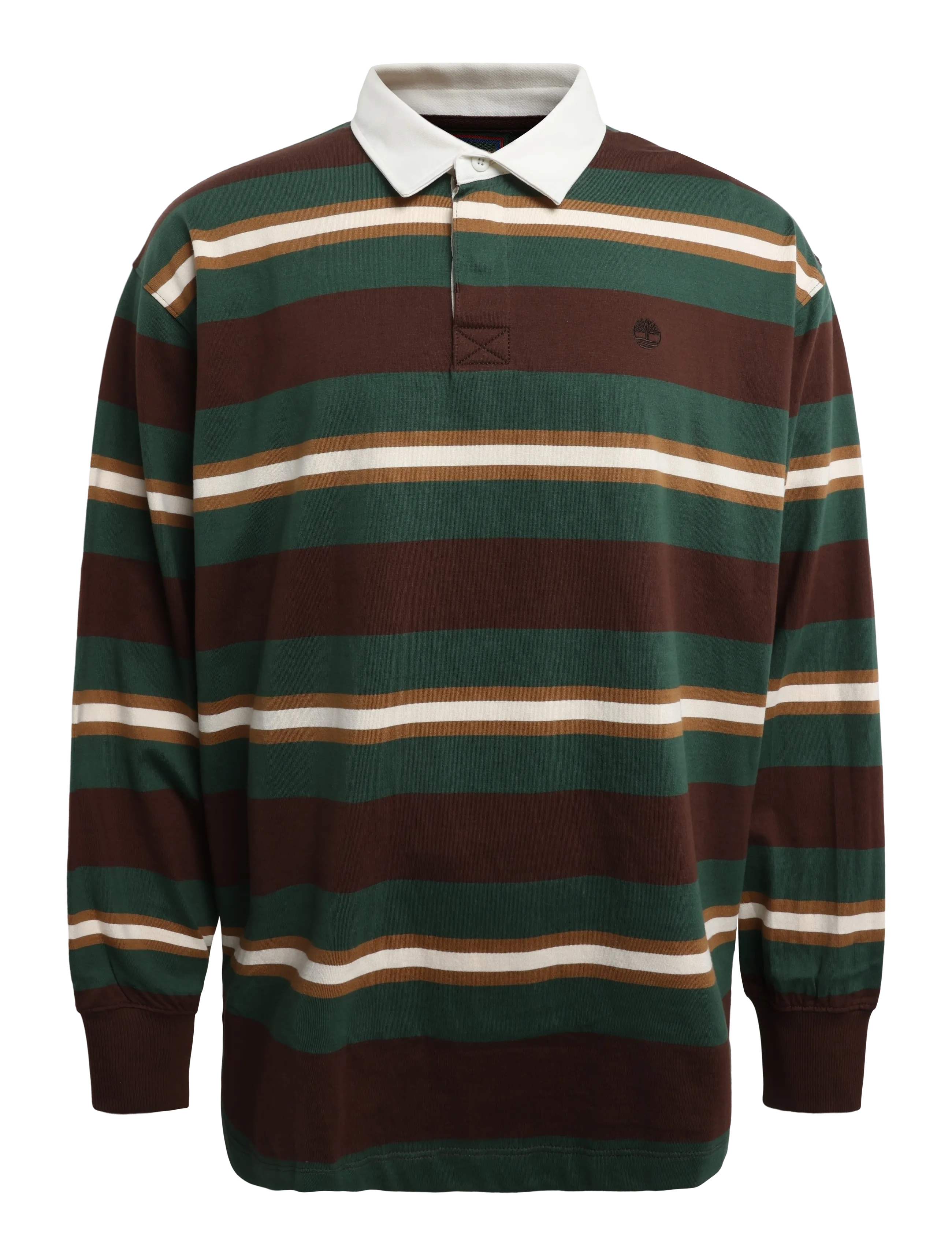 Timberland LS Rugby Polo - Tøj - CHICORY COF YD / brown