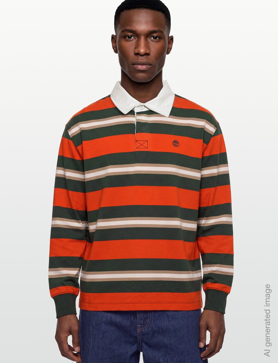 Timberland - LS Rugby Polo - pikkade varrukatega polod - tangerine t yd - 3
