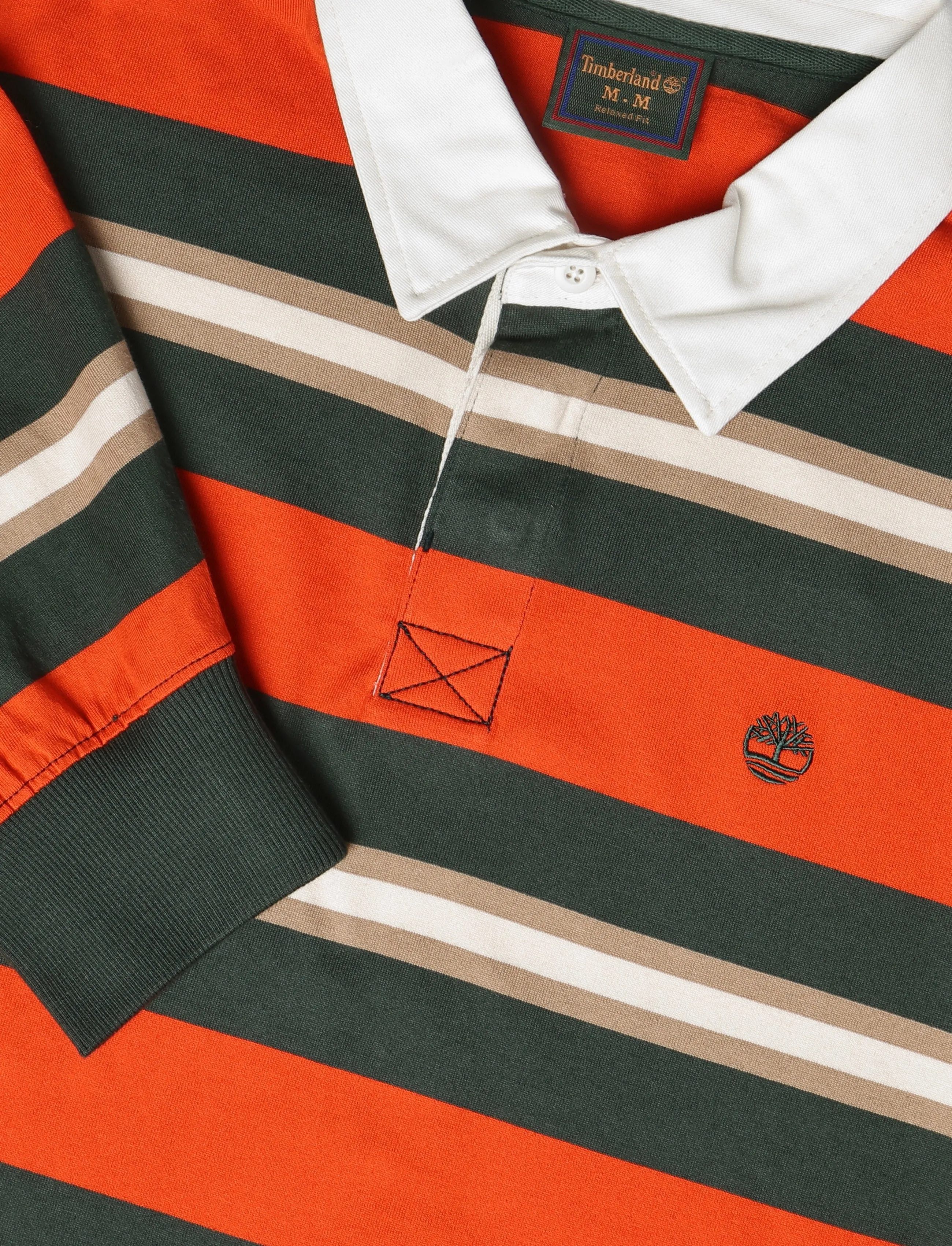 Timberland - LS Rugby Polo - tangerine t yd - 2