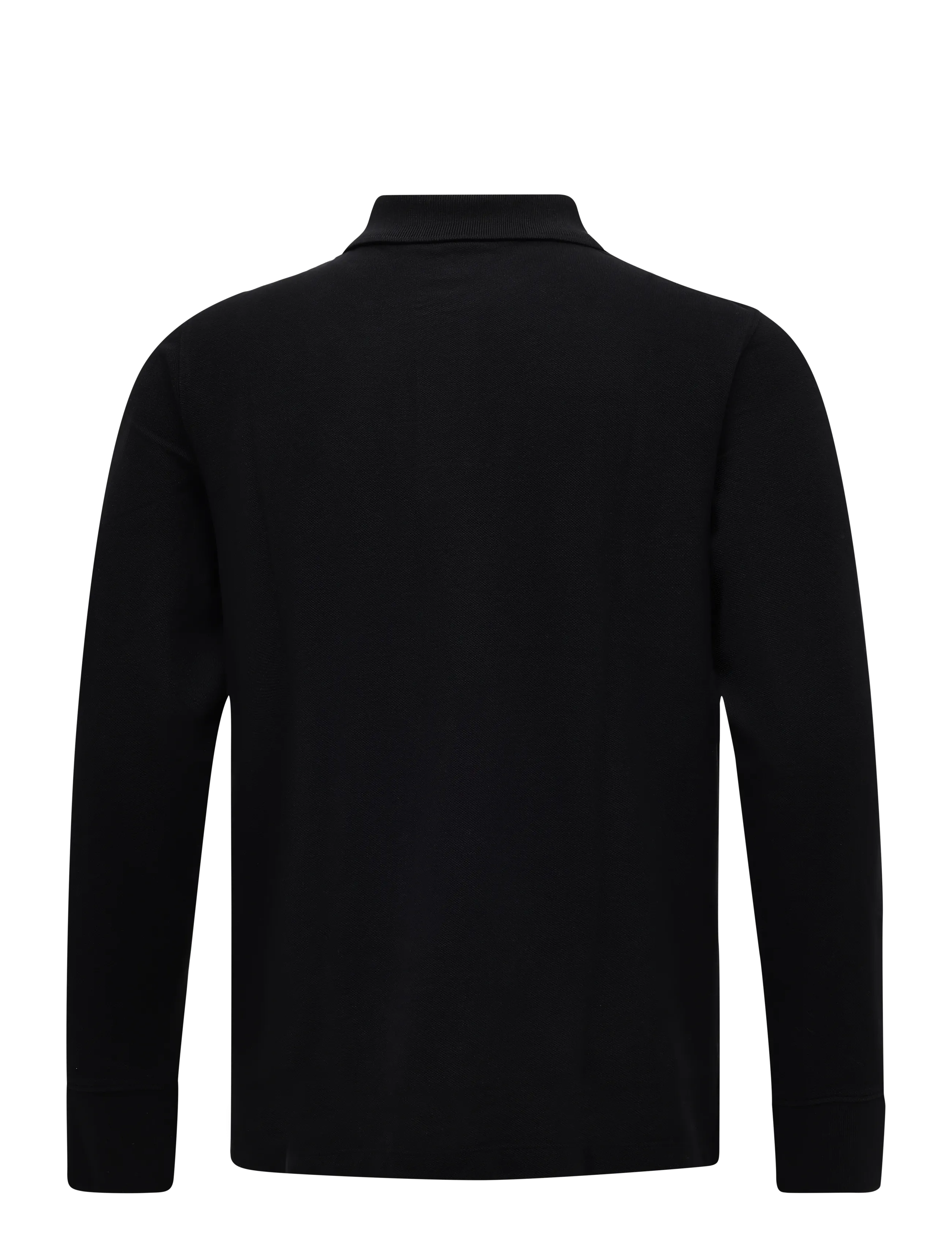 Timberland - LS Pique Polo - long-sleeved polos - black - 1