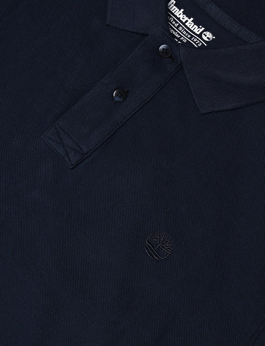 Timberland - LS Pique Polo - long-sleeved polos - dark sapphire - 2