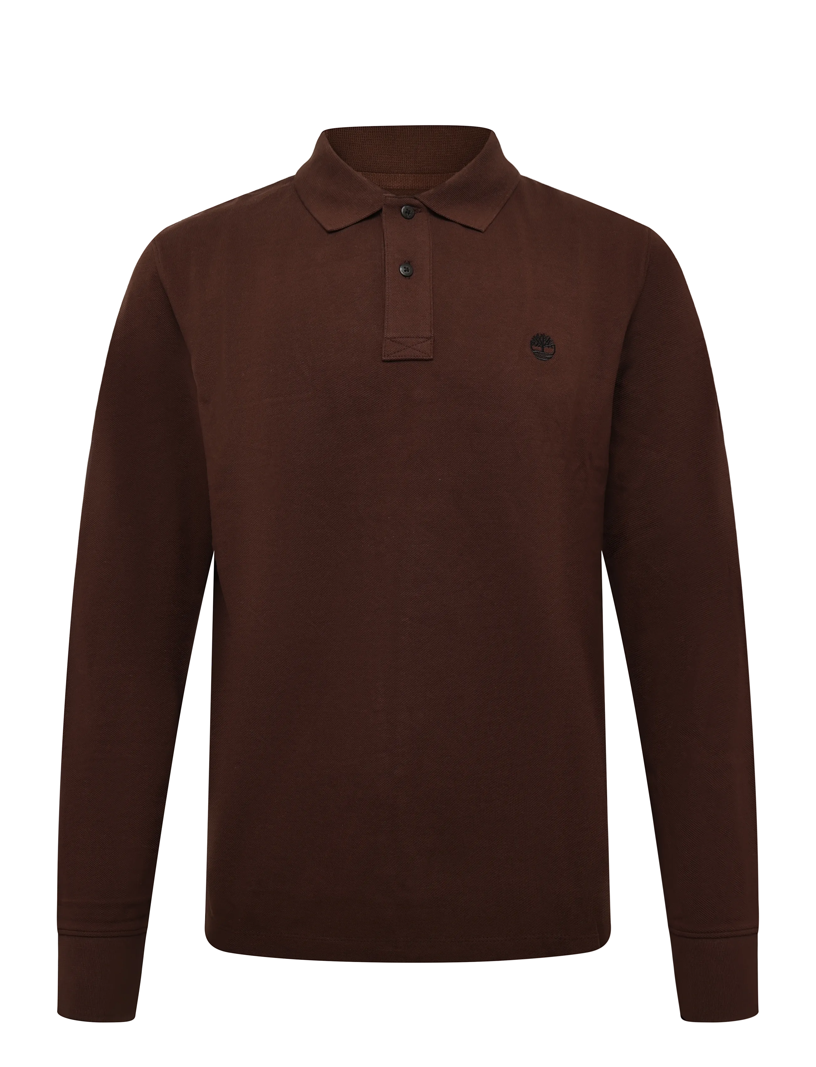 Timberland LS Pique Polo - Clothing - CHICORY COFFEE / brown