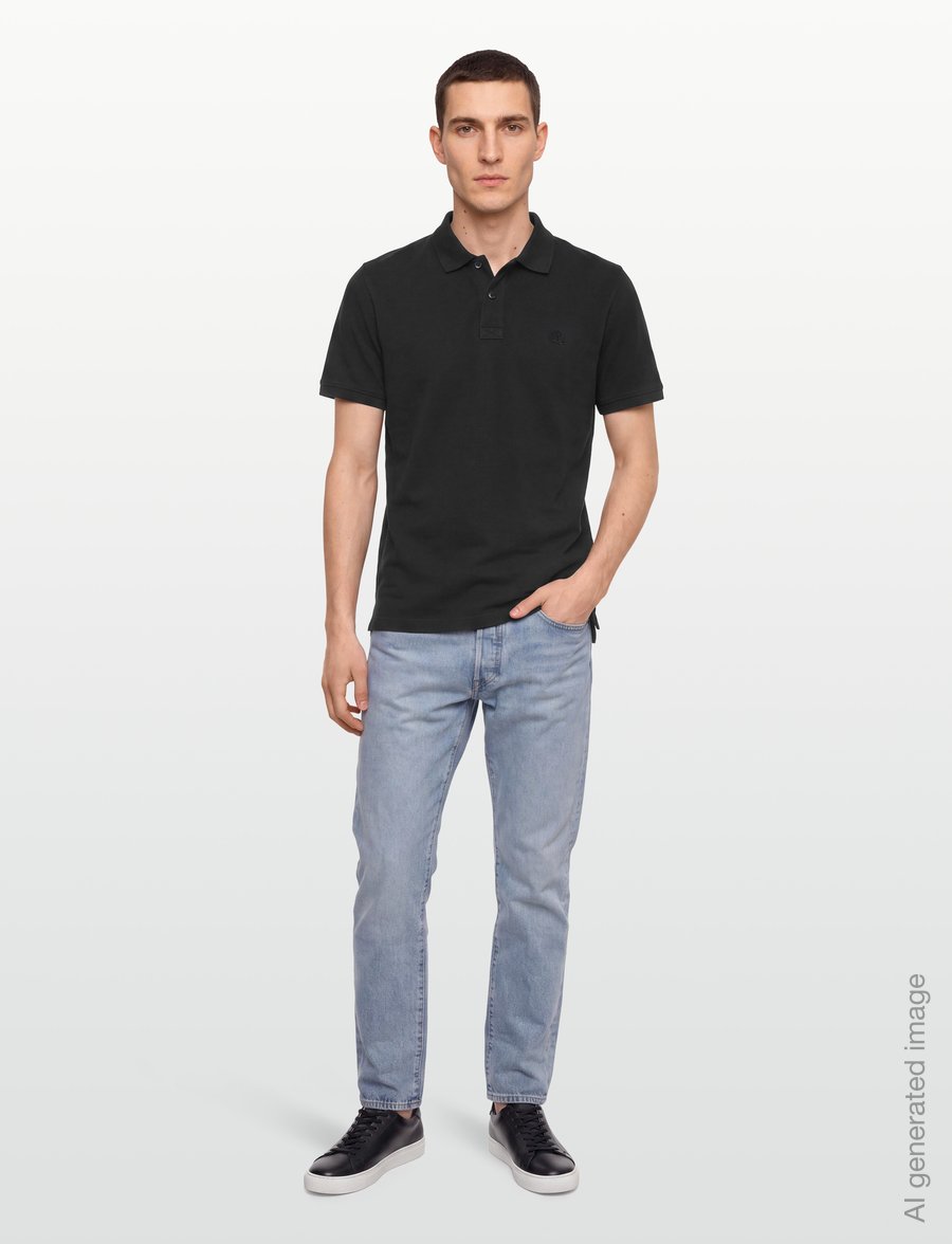 Timberland - Pique SS Polo - kurzärmelig - black - 0
