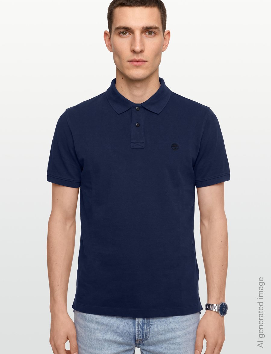 Timberland - Pique SS Polo - kurzärmelig - naval academy - 3