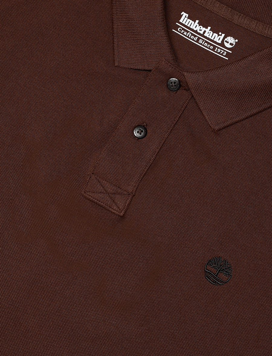 Timberland - Pique SS Polo - kurzärmelig - chicory coffee - 2