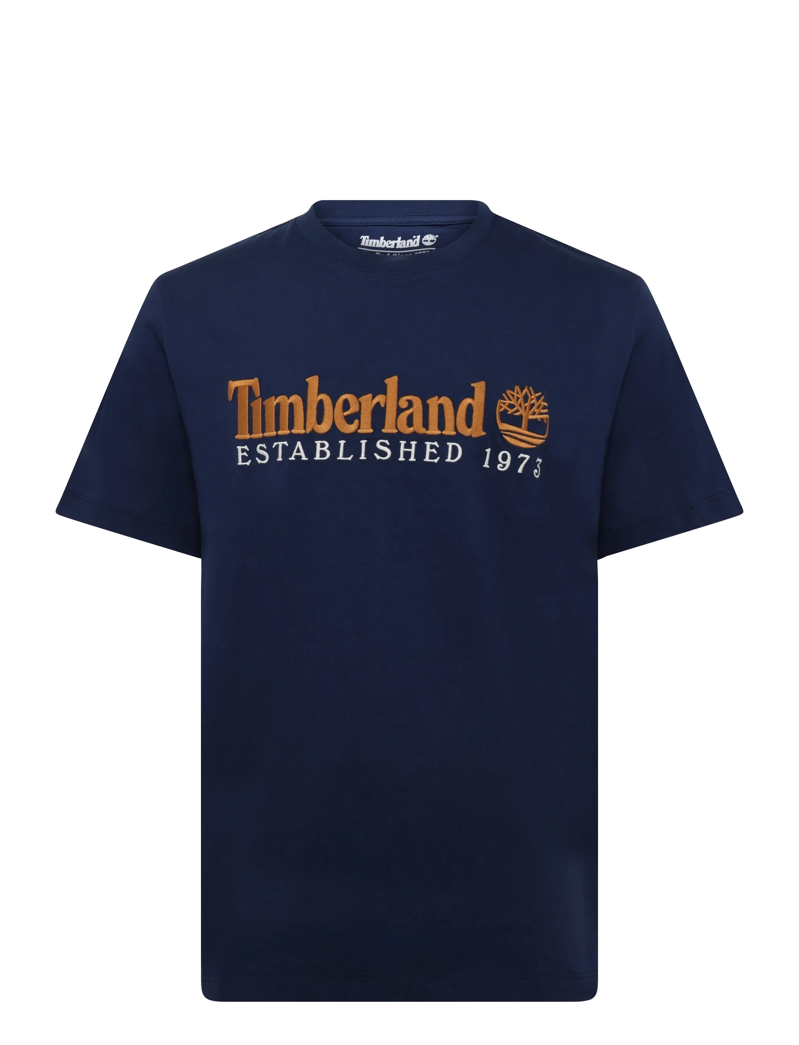 Timberland - SS Embroidered Tee - kortærmede t-shirts - naval academy - 1