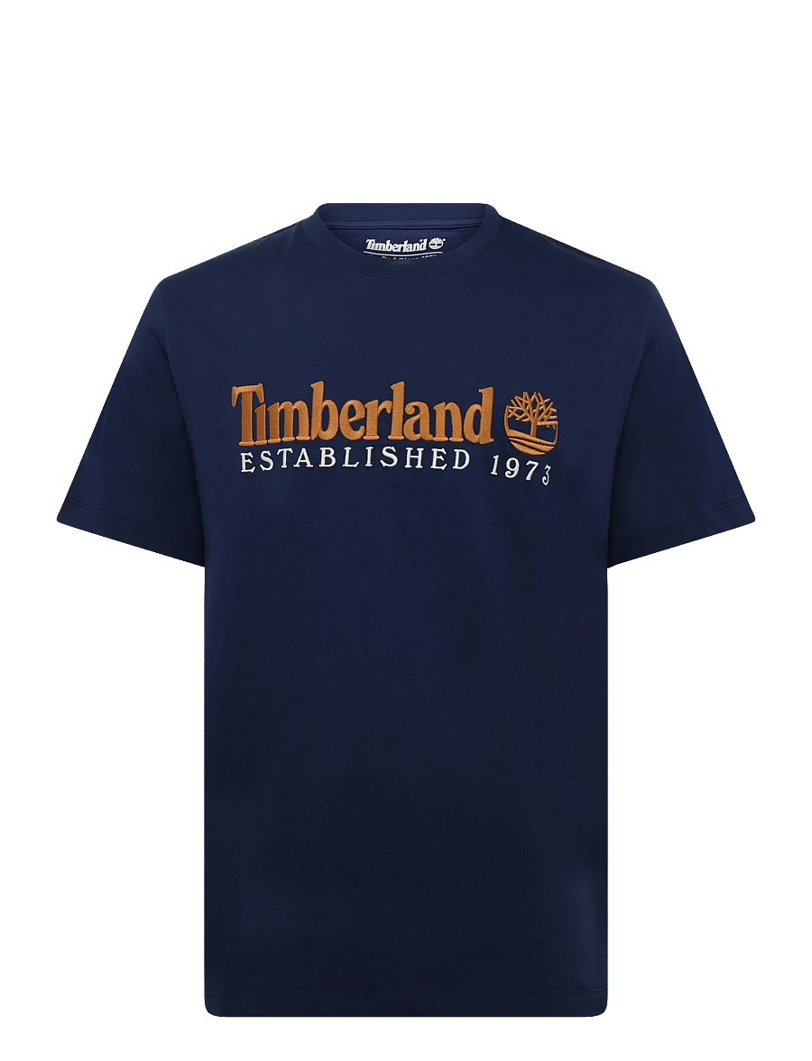 Timberland - SS Embroidered Tee - kortærmede t-shirts - naval academy - 1