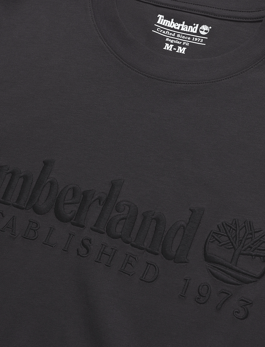 Timberland - SS Embroidered Tee - vintage black - 5