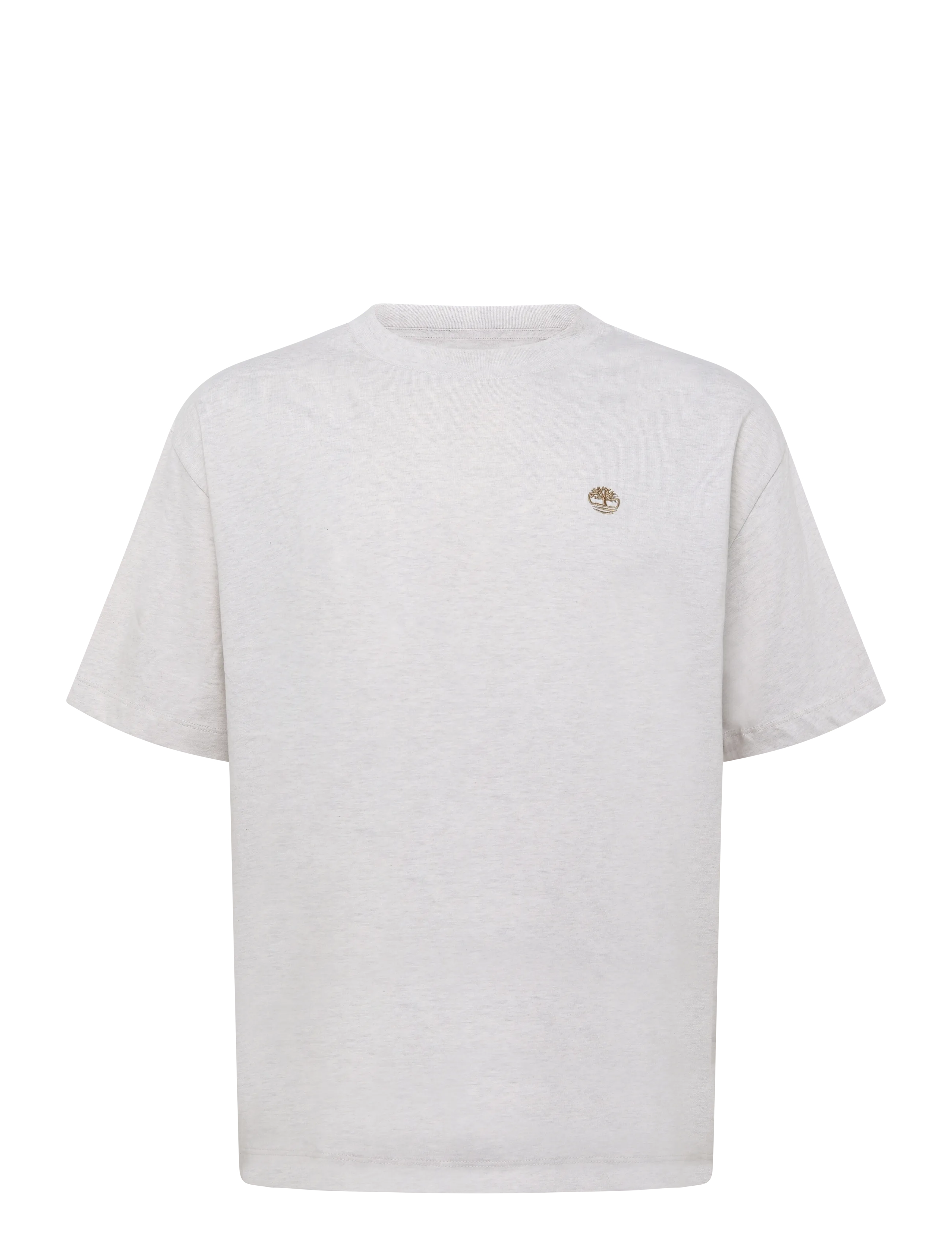 Timberland SS Tee (Relaxed) - Kortærmede T-shirts - LGHT OATML HTHR / beige