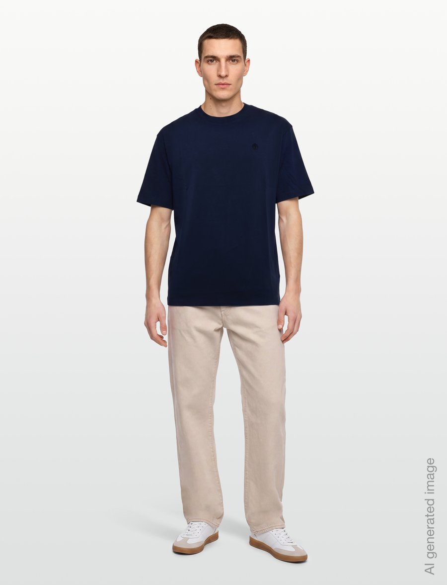 Timberland - SS Tee (Relaxed) - kortærmede t-shirts - naval academy - 0