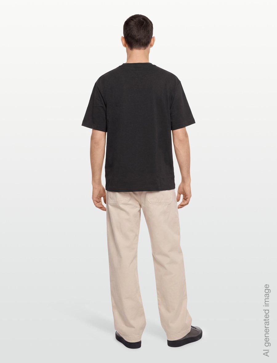 Timberland - SS Tee (Relaxed) - kurzärmelige t-shirts - vintage black - 4