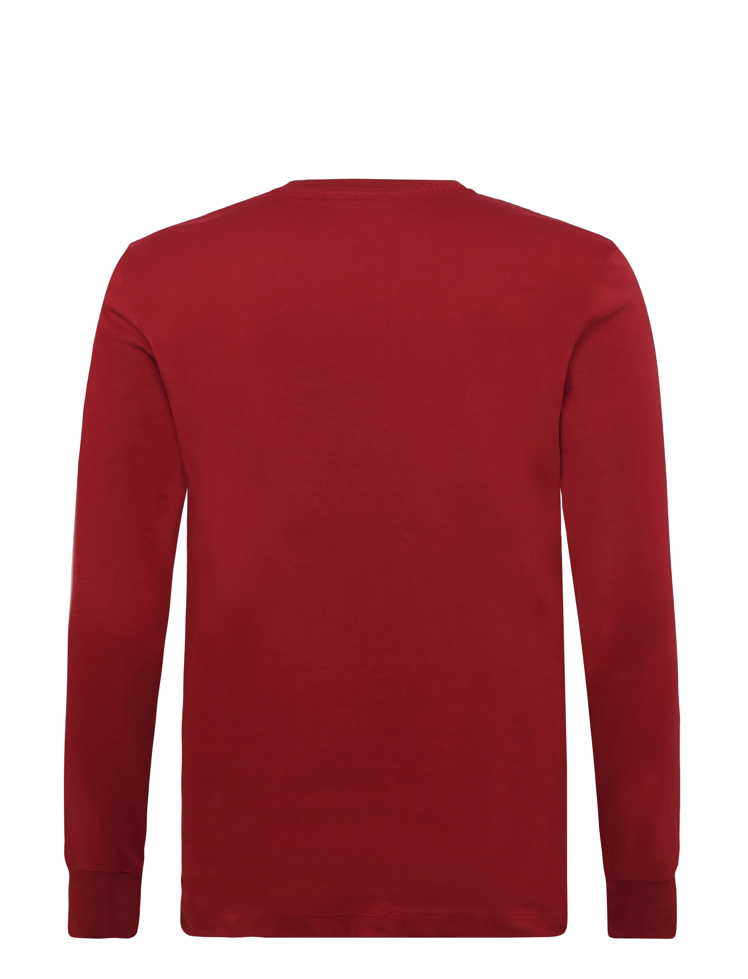 Timberland - Tree Embroidered LS Tee (Slim) - long-sleeved t-shirts - rhythmic red - 2