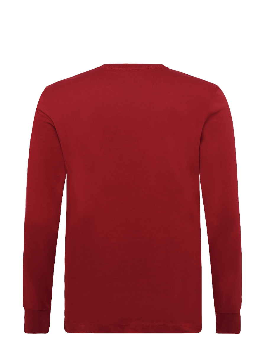 Timberland - Tree Embroidered LS Tee (Slim) - langärmelige t-shirts - rhythmic red - 2