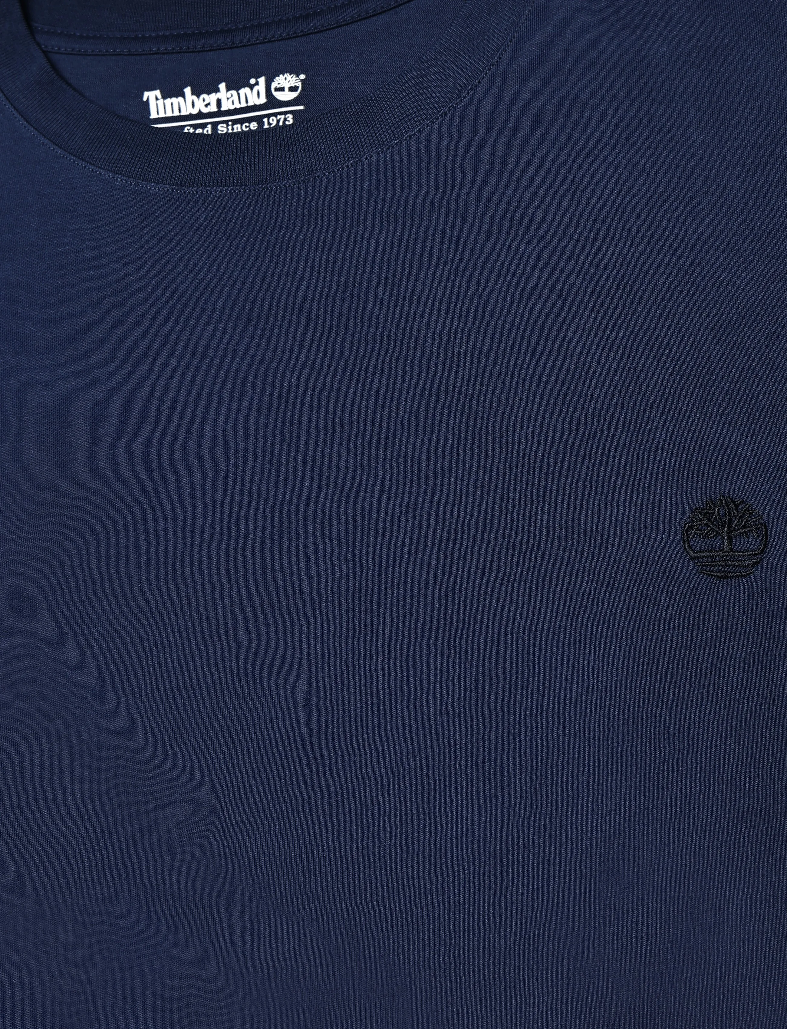 Timberland - Tree Embroidered LS Tee (Slim) - langärmelige t-shirts - naval academy - 2