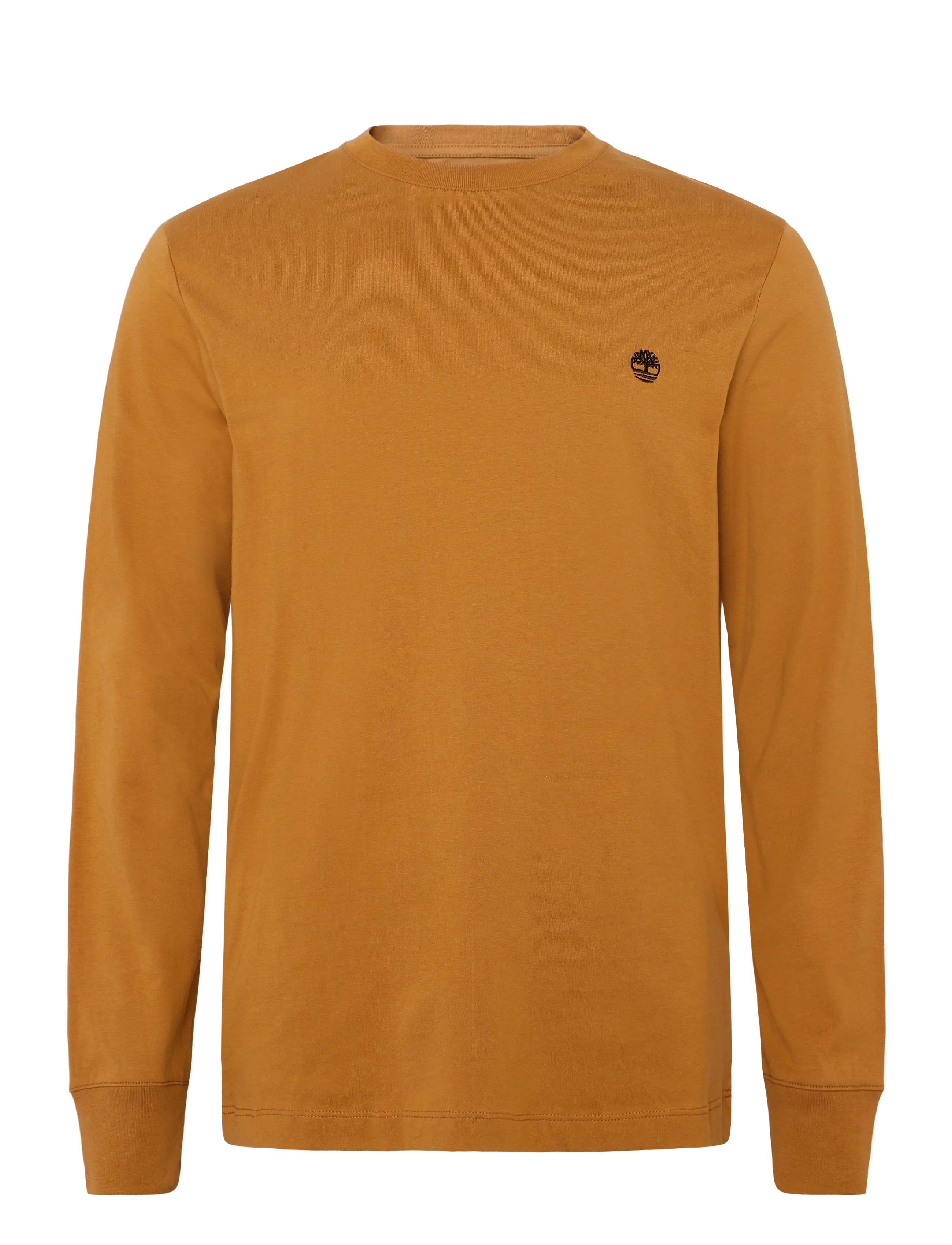 Timberland Tree Embroidered Ls Tee (Slim), M, T-shirts, Braun - Long-sleeved, Männer